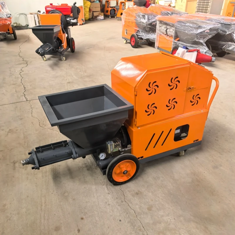 Factory in Stock Mortar Spraying Machine Small Concrete Spraying Machine Fireproof Coating Putty Spraying Machine