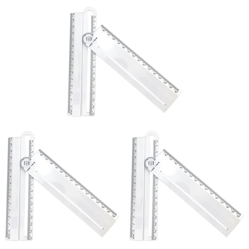 Generic Folding Straight Ruler 2pcs 30cm Metric Aluminum Alloy Protractor Folding Angle Ruler Geometric Measuring Tool with Angle Line Generic Folding Straight Ruler 2pcs 30cm Metric Aluminum Alloy Protractor Folding Angle Ruler Geometric Measuring Tool with Angle Line