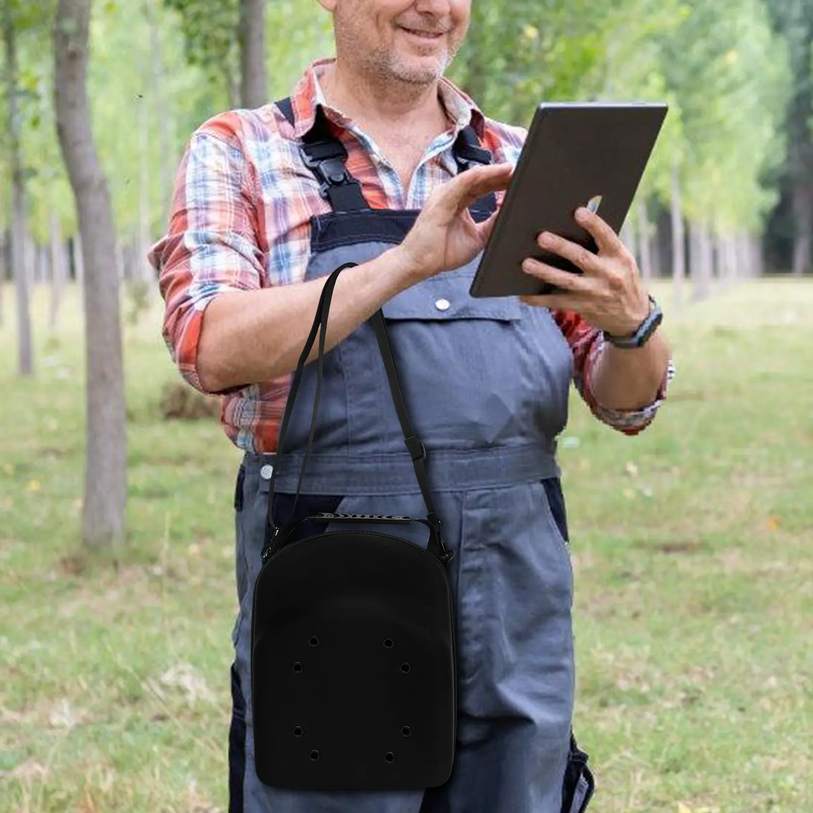 Travel Hat Case Baseball Caps Storage Box Hard Eva Protective Cap Carrier Case Convenient Handle Adjustable Strap for Outdoor
