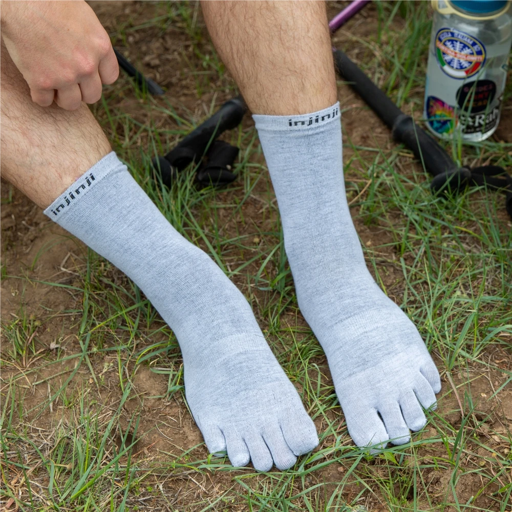 Injinji five-finger socks coolmax sports casual split toe socks.