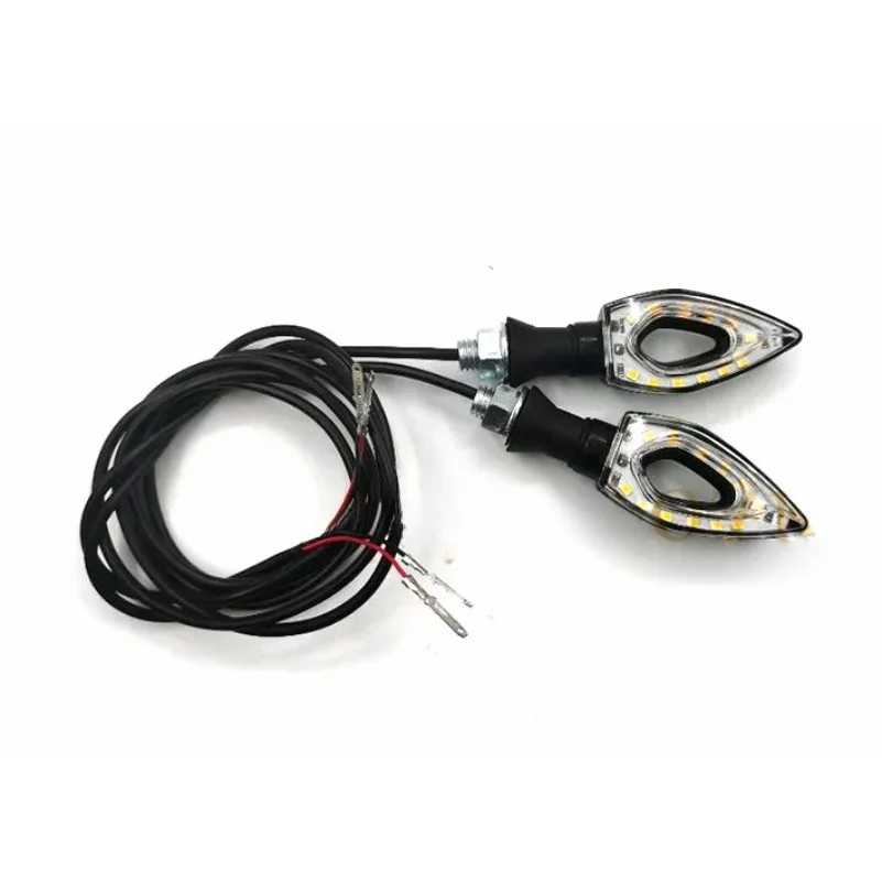 12V Heart-shaped Turn Signal for Citycoco Electric Scooter/motorcycle Modified Accessories Parts