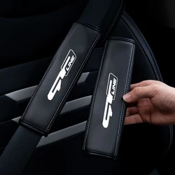 Almohadillas de cuero para cinturón de seguridad de coche, cubierta de hombro para Kia Rio, Ceed, Optima, Sportage, Picanto, proced, GT Line, accesorios, 2 piezas