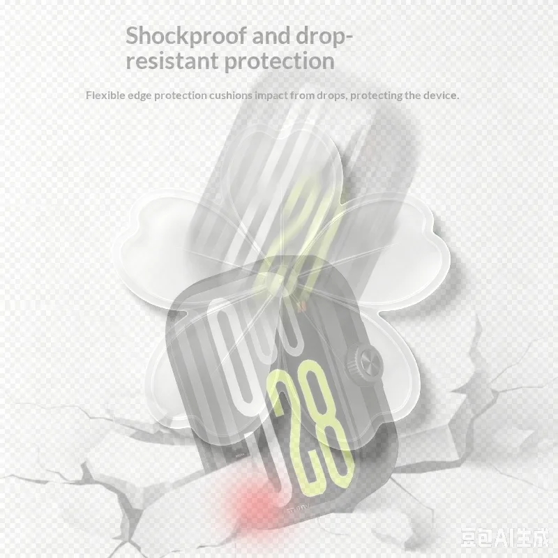 Protective Case For Watch 5 With Built-in Tempered Glass Screen Protector Ultra Thin Anti  Cover