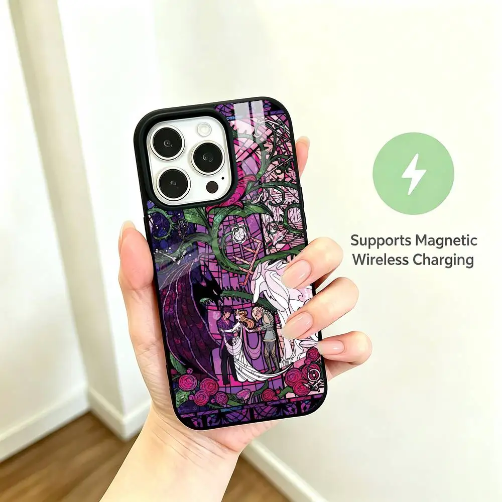 Acotar Court Mist and Fury  gift Phone Case For iPhone17,16,15,14,13,12,11 Plus,Pro Supports Magnetic Wireless Charging