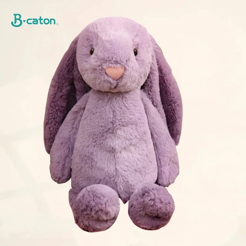 Size 40cm/50cm Long Ear Rabbit Plush Toy Cartoon Animal Cute Stuffed Doll Girl Friend Birthday Gift Christmas Present