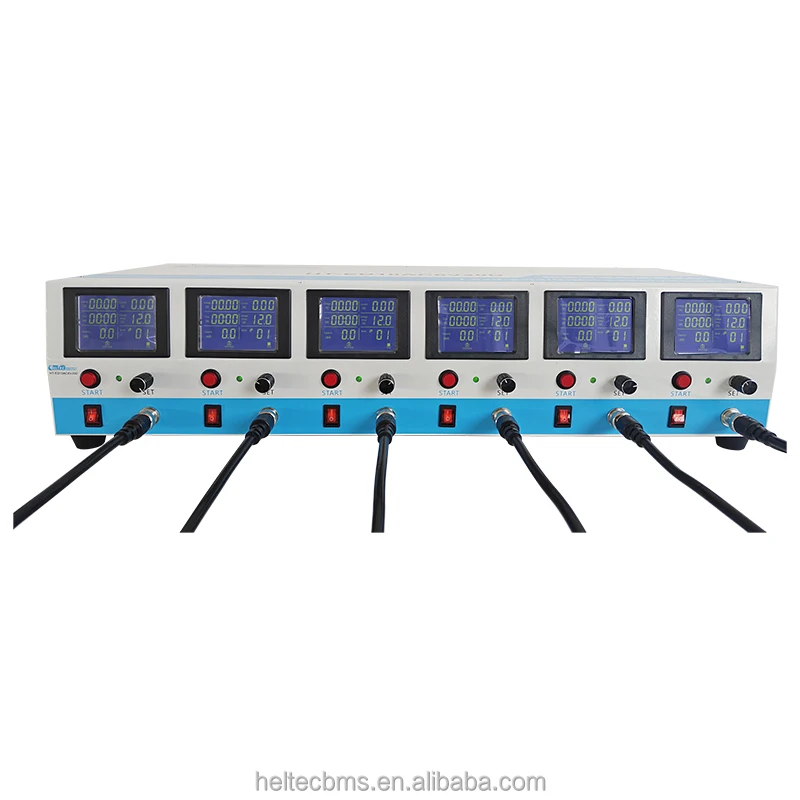 Lithium Battery Capacity Tester 8 Channels 50A Car Battery Machine 20 Channels 10A Equalizer Charge and Discharge Machine