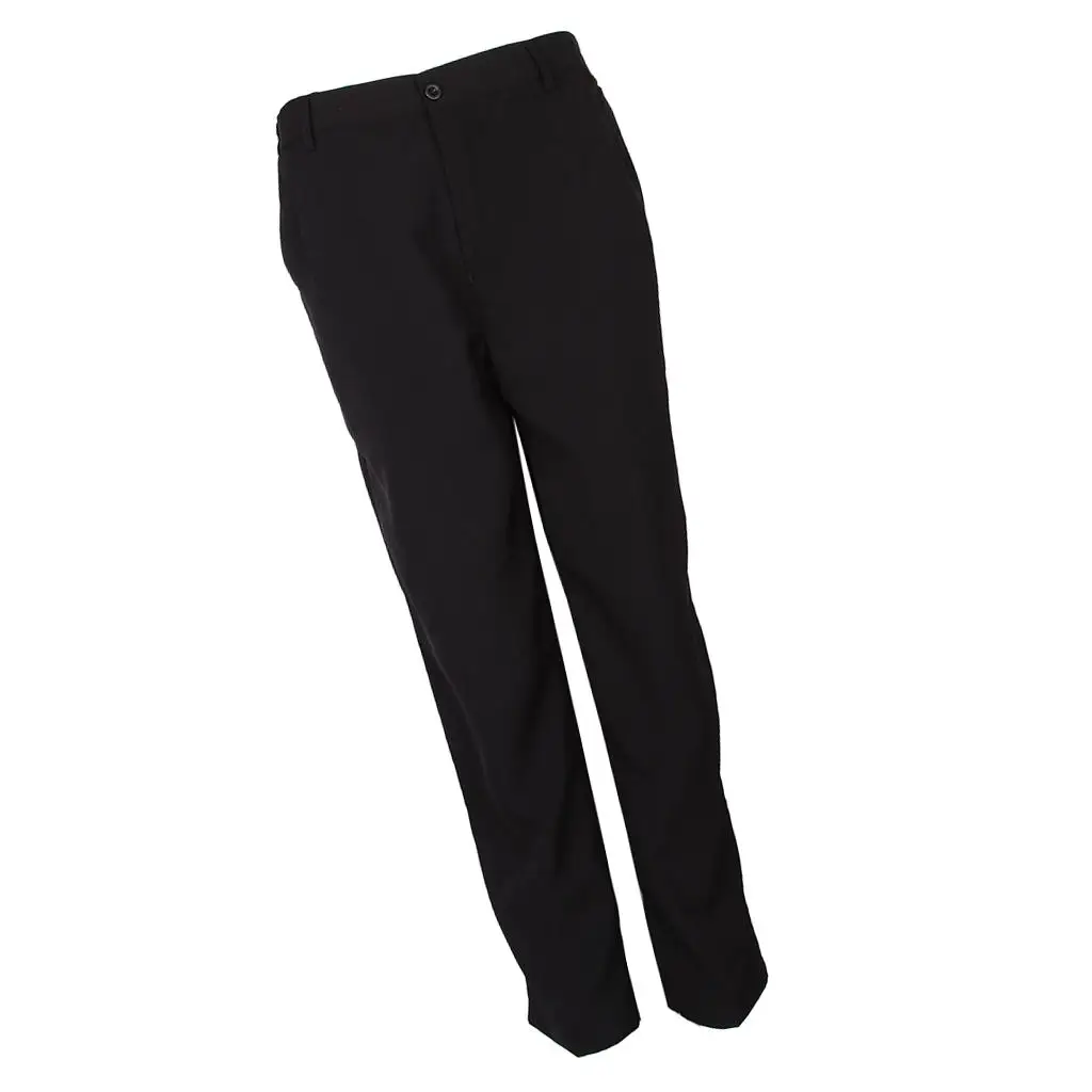 Chef Waiter Trousers for Professional Kitchen Use Baggy Casual Fit Work Pants with Convenient Pockets for Cafe