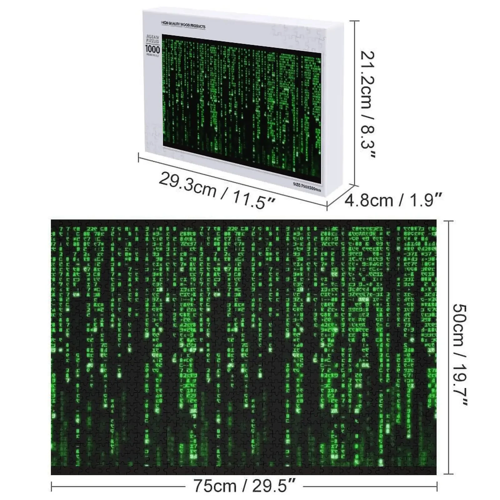 Codificação de números binários quebra-cabeça presente personalizado com foto quebra-cabeça de brinquedo infantil personalizado