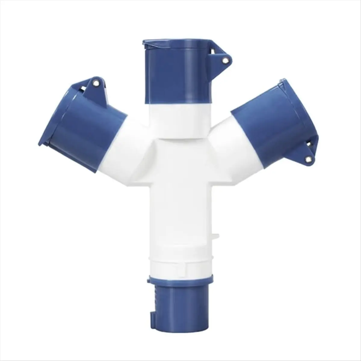 KSOL Y-Type Industrial Plug IP44 Waterproof 3Pin 16A Multi-Function Three-Way Connector Branch Socket Three-Phase Power