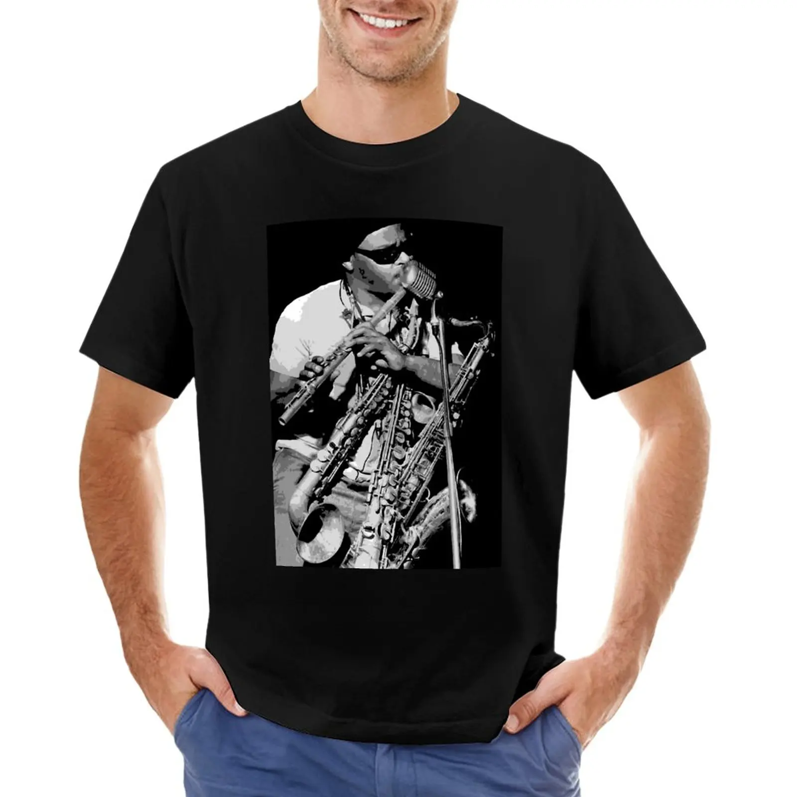 

Rahsaan Roland Kirk. Ronald Theodore Kirk. Roland Kirk. an American jazz multi-instrumentalist who played tenor saxophon T-Shirt