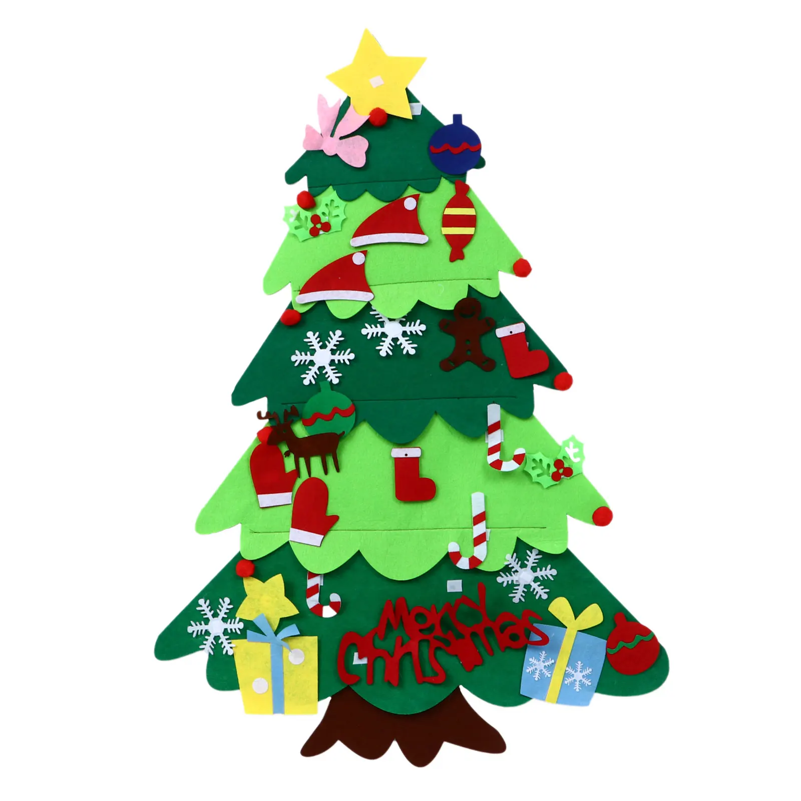 

Dining Table Christmas Tree DIY Decorations Crafts Cloth Ornament Kit