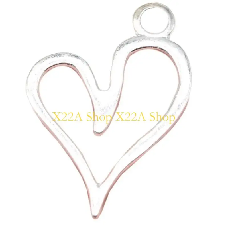 

Unique DIY Jewelry Charm Heart Small DIY Necklace Bracelet Supplies Heart Pendant