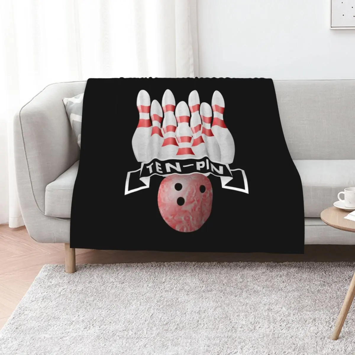

Ten Pin Bowling Throw Blanket valentine gift ideas Blankets Sofas Of Decoration Thermal Warm Blankets