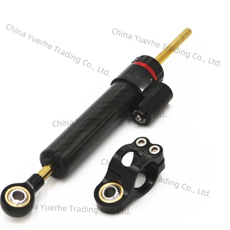 

Carbon Fiber Damper Motorcycle Balance Bar Directional Stabilizer Adjustable Titanium Ruler Shock Absorber Buffer