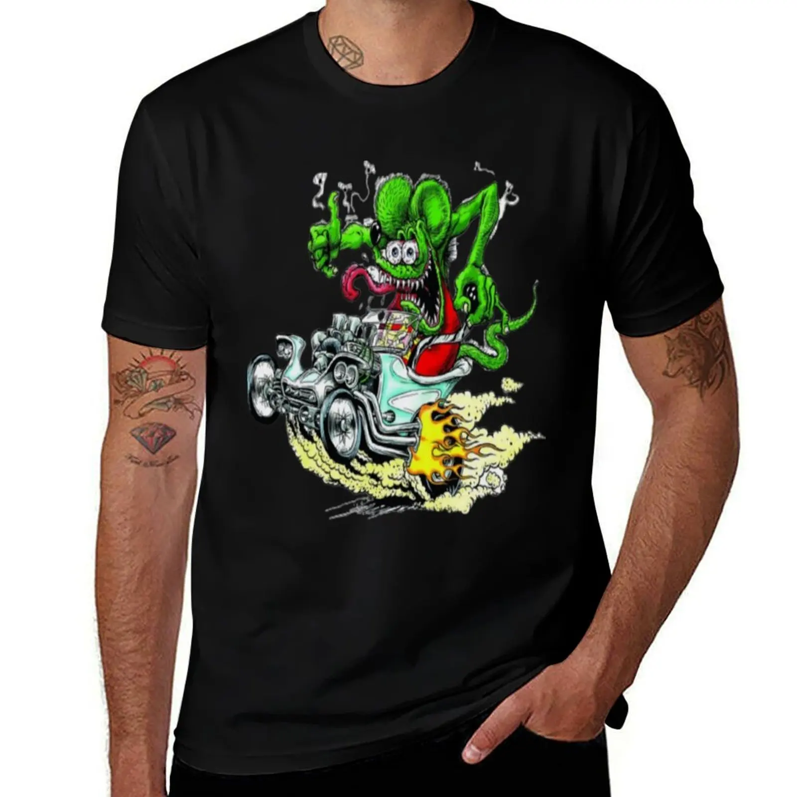 1 - Rat fink ratfink T-Shirt man t shirts cotton t shirts for man cotton funny men t shirt cotton 100% T-Shirt