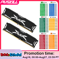 PUSKILL Desktop Memory RAM DDR4 16GB 8GB 1.2V 3200MHz 2666MHz Computer UDIMM Cooling Vest Memoria