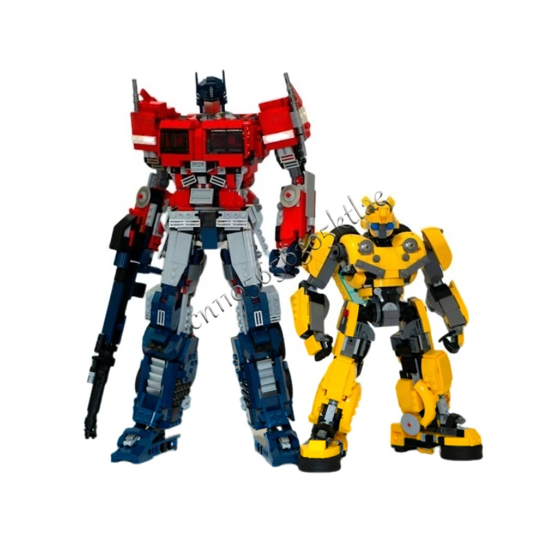2288 Elementów Transformujący się Robot Figurka MOC Zestaw Klocków Wykwintny Model Bumblebee Klocki Kolekcja DIY na Zamówienie Prezent dla Dzieci