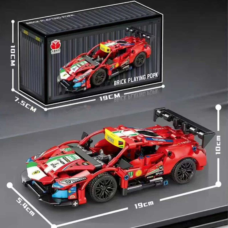 ตัวต่อรถแข่งสปอร์ตความเร็วสูง รุ่นปี 2025 ของเล่นตัวต่อขนาดเล็ก ชุดประกอบรถแข่งเมือง ตัวต่อซูเปอร์บริค ของเล่นตัวต่อสำหรับผู้ใหญ่ ของขวัญ