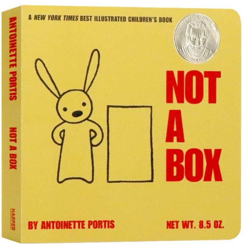 Not a Box Antoinette Portis, Children's books aged 2 3 4 5 English board book, Picture Books Stories 9780061994425