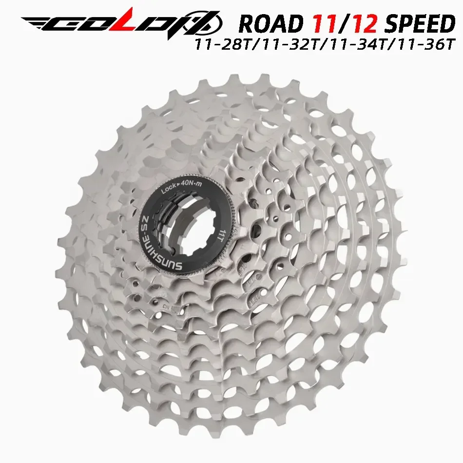 

SUNSHINE Road Bike cassette sprocket SHIMANO HG for cassette 8/9/10/11/12 Speed 23/25/28/32/34/36 k7 Cassette 8V 9V 10V 11V 12V