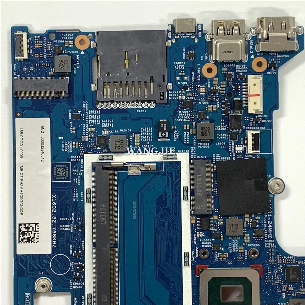 For HP X360 14-DH 14M-DH0001DX Laptop Motherboard I5-8265U CPU L51133-001 L51133-601 L52932-001 18742-1 448.0GG03.0011