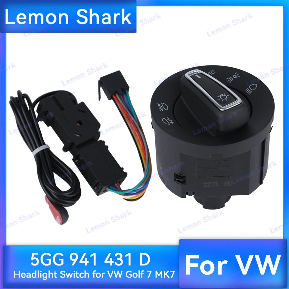 Automatic Headlight Switch 5GG 941 431D for VW Golf 7 MK7 Headlight Switch Sensor 5GG941431D