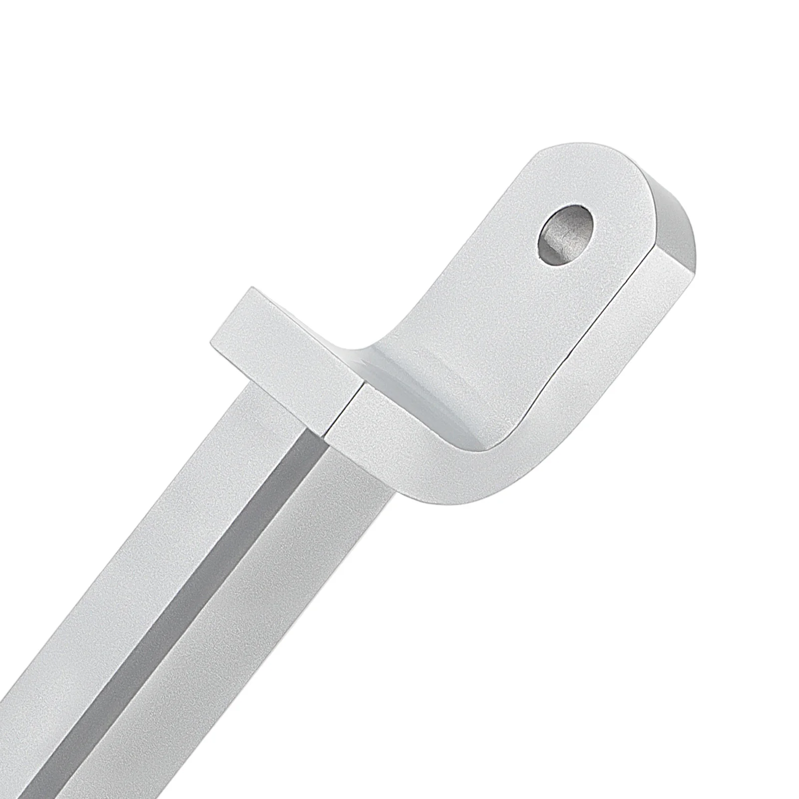 Trailer Tow Bar Extended Long Reach Tongue Hitch 322mm 3650kg Heavy duty Silver