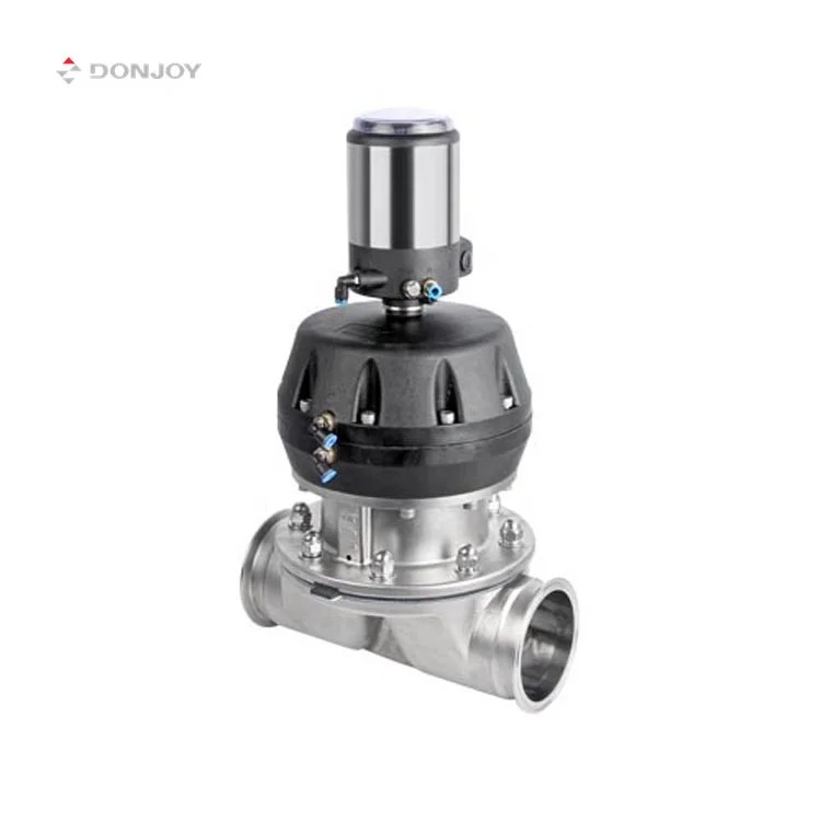 Plastic Solenoid Pneumatic Diaphragm Operated Valve With Positioner