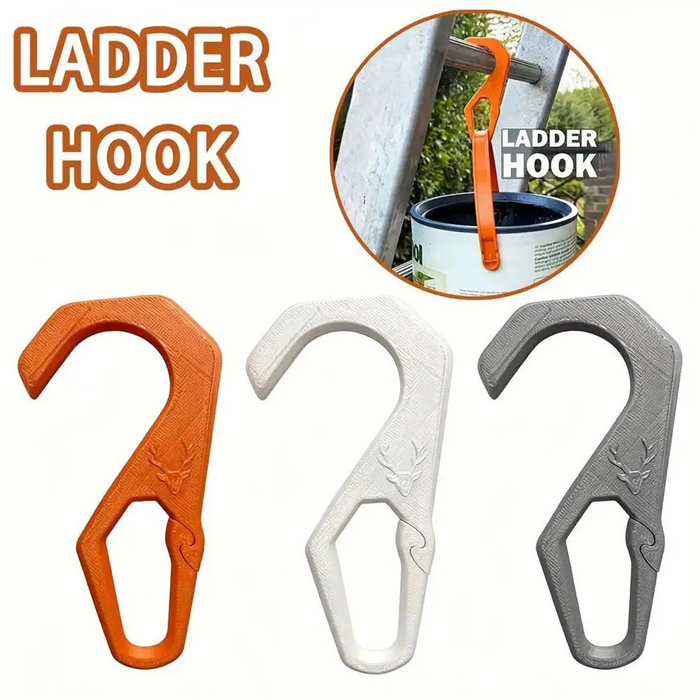 Durable Paint Bucket Clip 3d Printed Paint Bucket Hook Heavy Duty Hanger Ladder Accessories for Paint Fixing Reducing Climbing