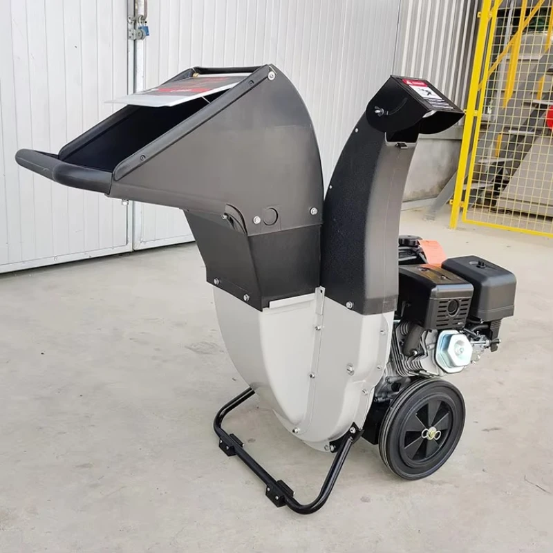 

Mini Wood Shredder Household 18HP Petrol Branch Shredder, Orchard Small Wood Shredder Shredder