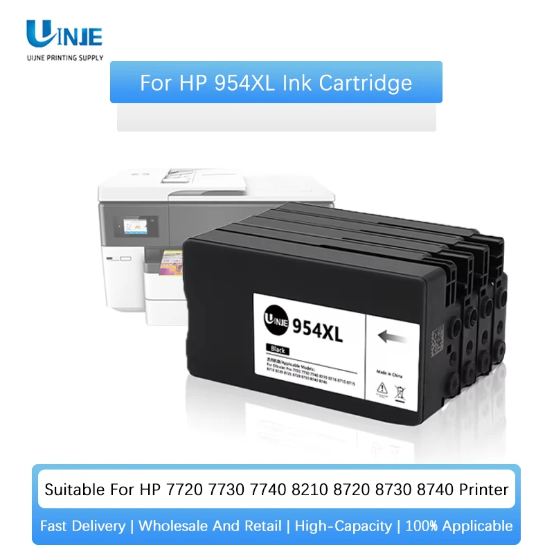 

New 954 954XL Ink Cartridge For HP 7740 7720 7730 8210 8218 8710 8715 8718 8719 8720 8725 8728 8730 8740 Printer for hp 954