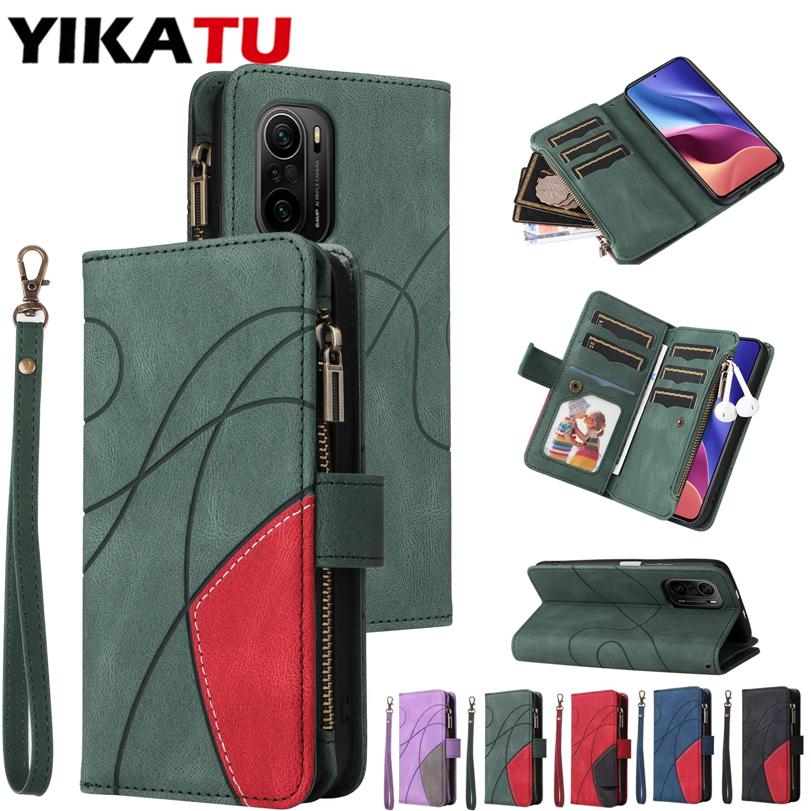 

Magnetic Wallet Case For Xiaomi Redmi Note 14 12T 13R 11T 11S 11E Pro 13 11 Pro Plus 4G 5G 12 Pro Speed Funda Card Slot Cover