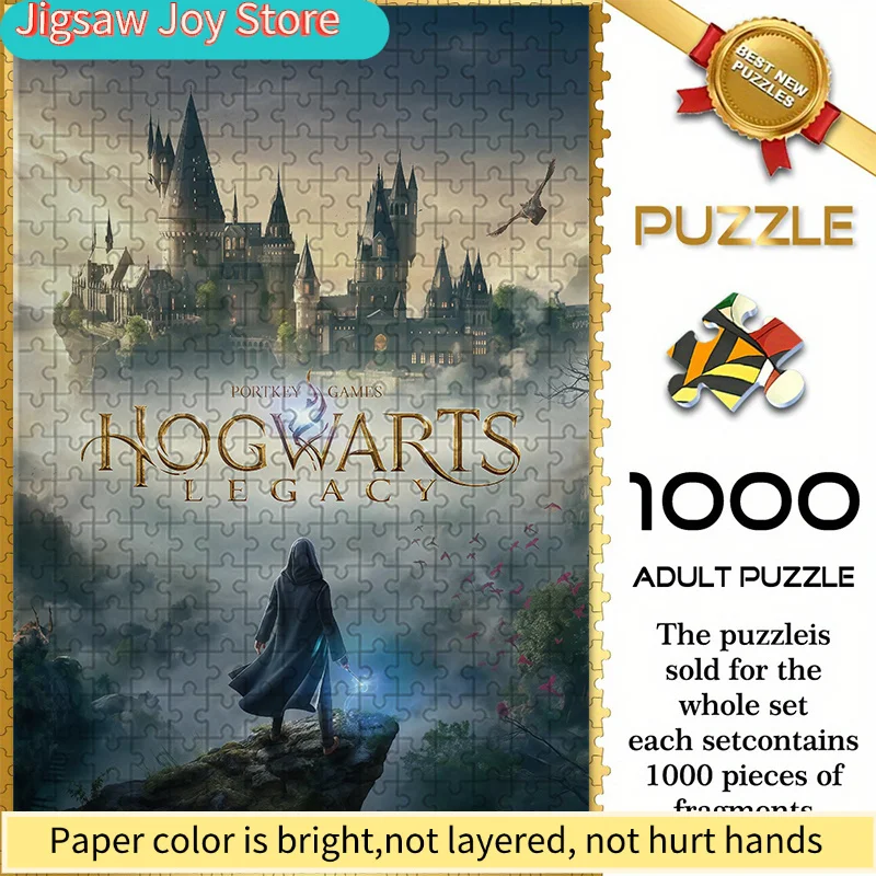 

Пазлы Warner Bros. Seamless Puzzles Z12.1-66 с иллюстрациями Замка Хогвартс из серии The Hogwarts Legacy, прочные, долговечные.