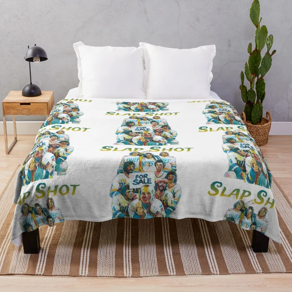 Slap Shot (1977) Movie Throw Blanket Luxury Loose bed plaid Blankets