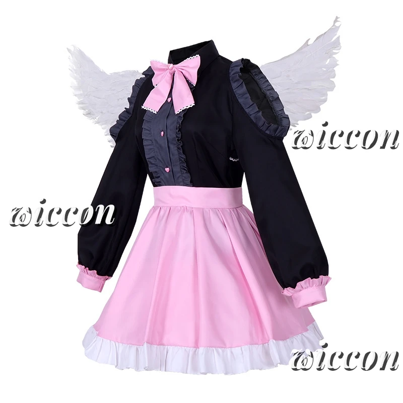 Kiritani haruka cosplay traje hanasato minori jogo projeto sekai colorido palco cosplay vestido asas halloween carnaval uniforme