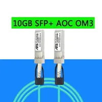 10G SFP+ AOC Cable OM3 10GBASE Active Optical SFP Cable high speed compatible with Cisco Huawei MikroTik HP Intel Dell