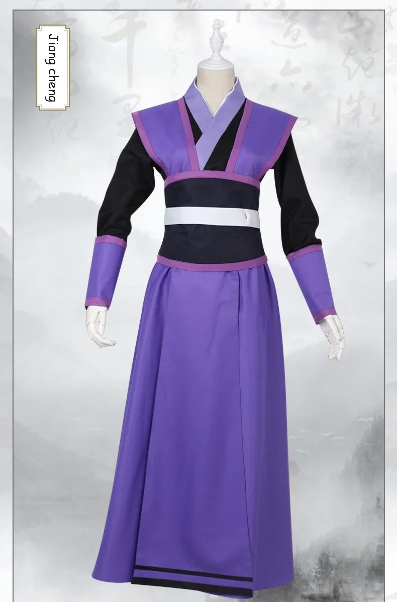 Wei wuxian cosplay mo xuanyu lan wangji traje anime grandmaster do cultivo demoníaco cosplay mo dao zu shi traje masculino