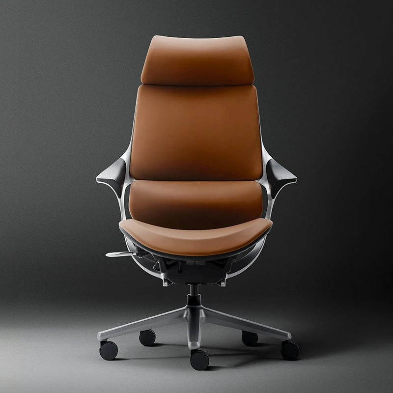 Business office president chair, study leather office computer chair