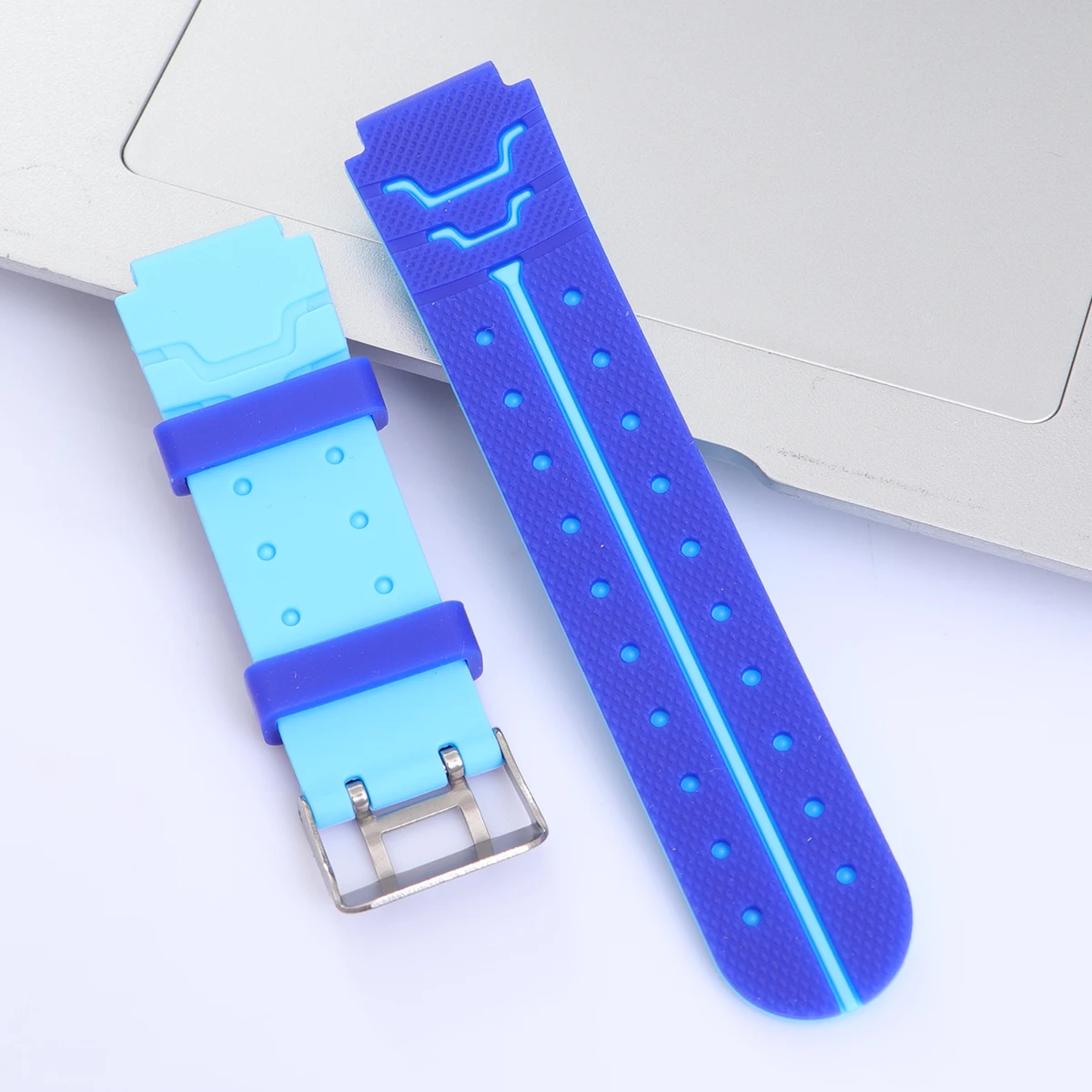 

2pcs Watchband Comfortable Children Watchstrap Replacement Strap Phone Watch Accessories Watch Silicone Watchband Band