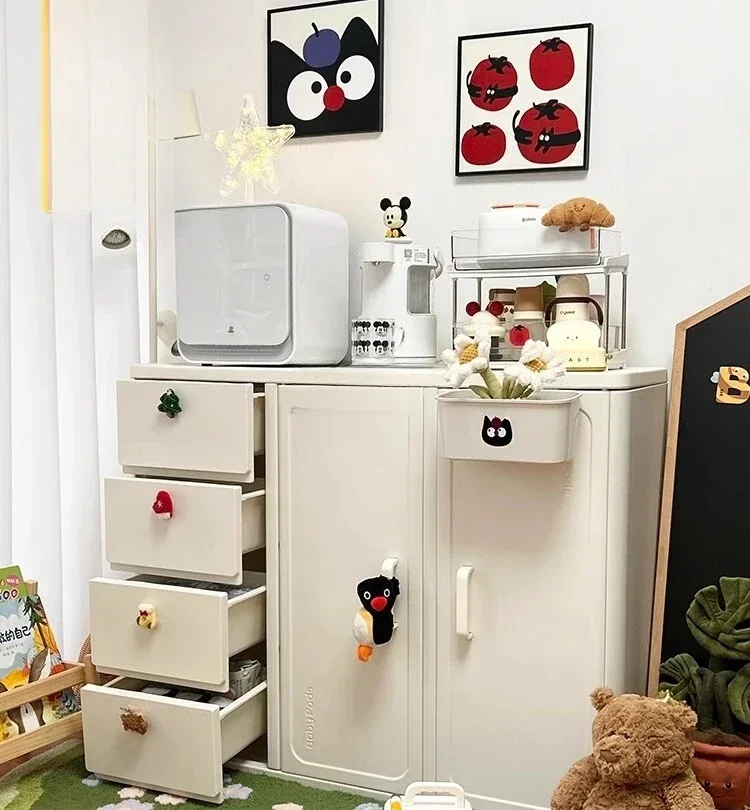 A Baby Storage Cabinet Baby Products Shelf Children's Wardrobe