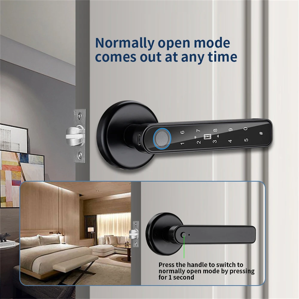 Xiaomi WIFI Outdoor Waterproof Smart Lock Fingerprint Biometric Digital Lock With Remote Control Electronic Lock Smart Door Lock