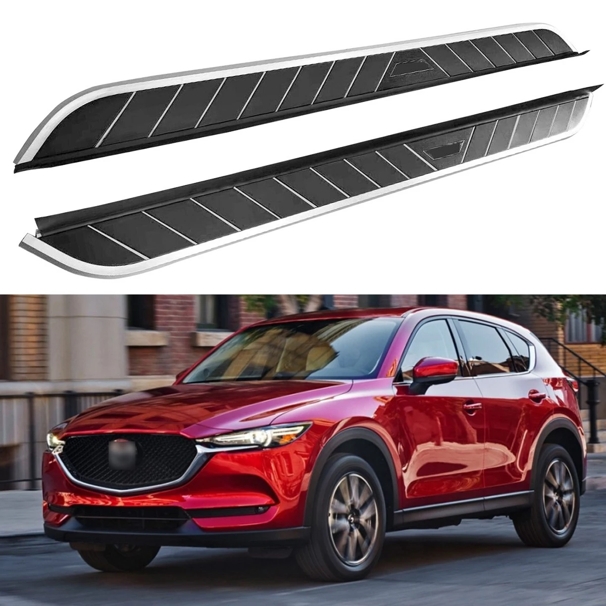 Fits for 2022 2023 Mazda CX50 CX-50 Fixed Side Step Running Board Nerf Bar