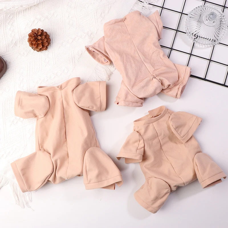 

16-24 Inch Solid Color Cloth Body Suede Body For Doll Kit 3/4 Arms And Legs Doll Body Repair Accessories
