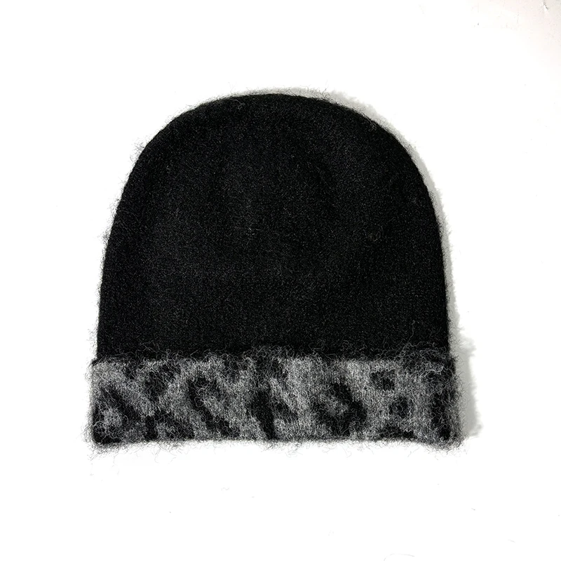 قبعات صوفية دافئة عصرية ومتعددة الاستخدامات للخريف والشتاء قبعات Skullies Beanies المحبوكة غير الرسمية للنساء #3