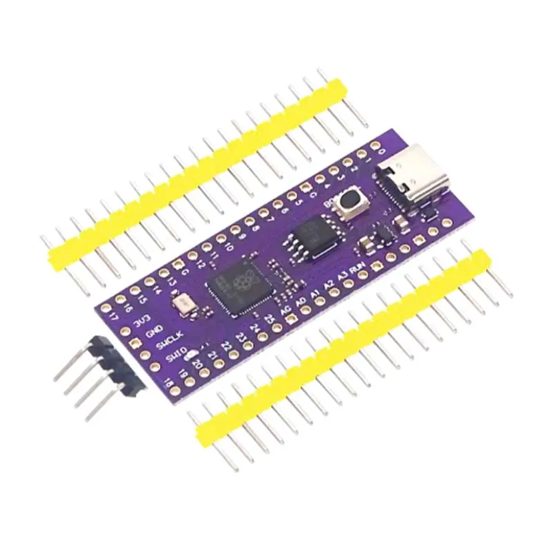 Raspberry Pi Pico RP2040 placa Lite púrpura 16MB Flash Dual-Core ARM Cortex-M0 + procesador USB tipo C para Arduino MicroPython