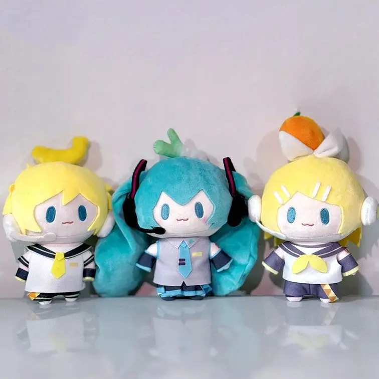 Hatsune Miku Plush Toy Kagamine Len Rin Backpack Keychain Cute Stuffed Dolls Collection Model Ornament Gift For Girls view 6