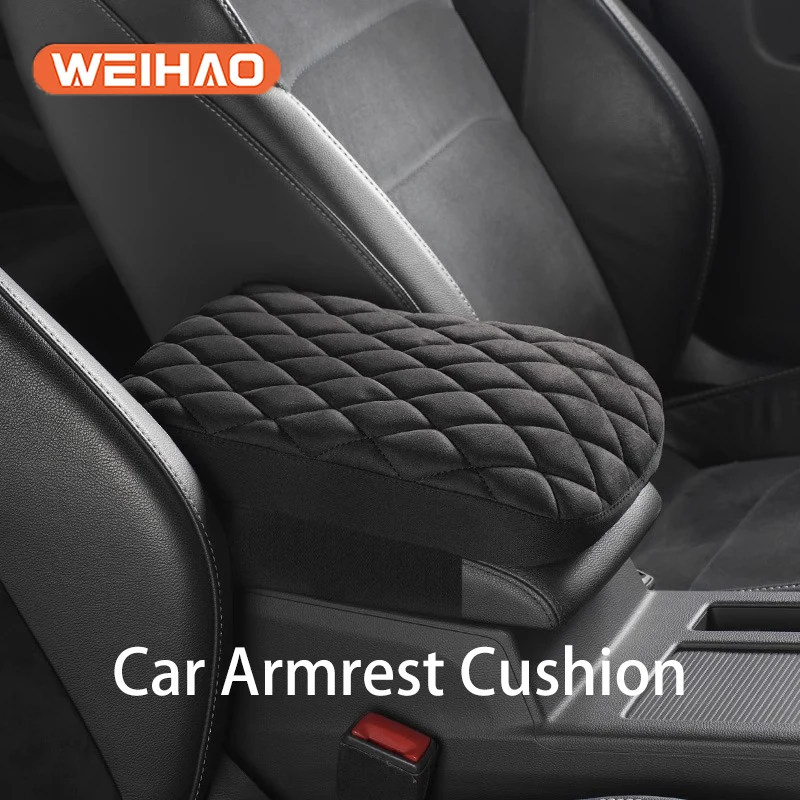 Car Armrest Cushion Universal Car Accessories For Car Center Armrest Pad Interior Sleeve Extended And Thickened Pad For BMW Benz