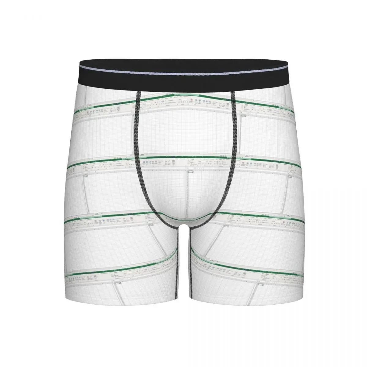فارغة اكسيل ورقة طويلة الملاكم السروال سراويل قصيرة الرجال سراويل تهوية الملابس الداخلية ل أوم رجل صديقها هدية