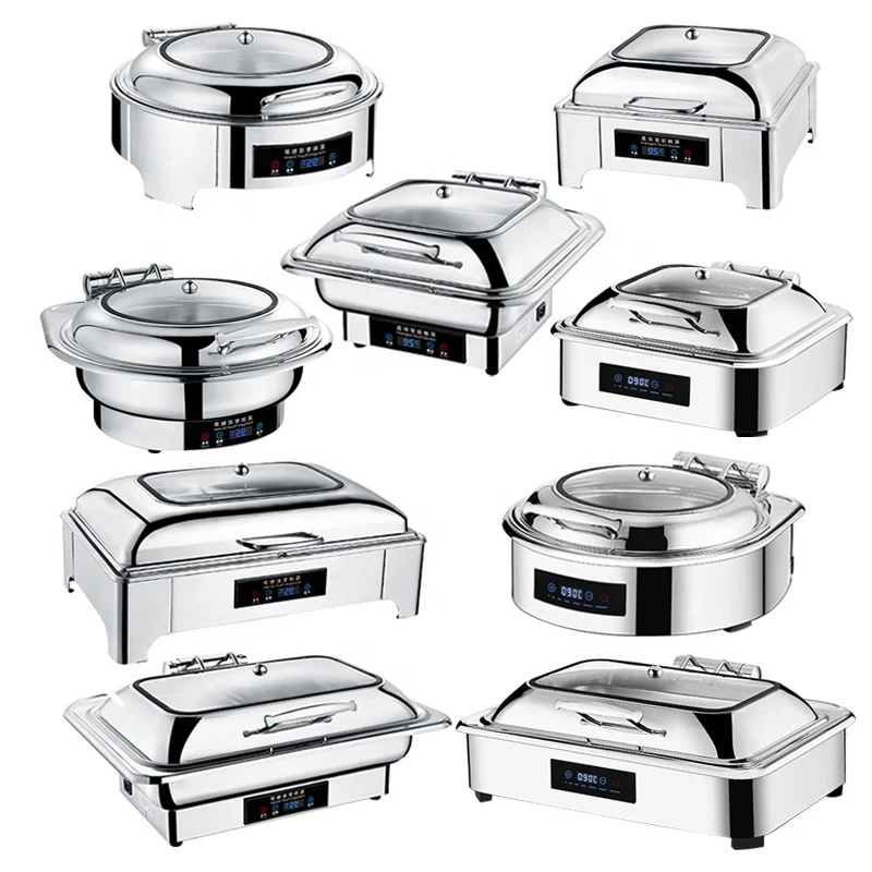 1pcs Electric chafing dish food warmer hotel supplies buffet equipment food display container