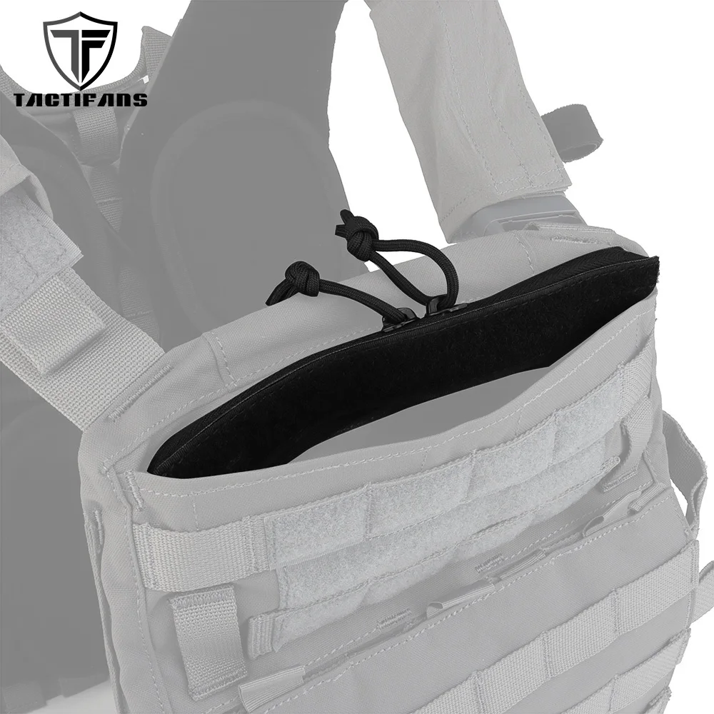 

Tactical Zipper Admin Pocket Insert Hook And Loop Attachment Zip Closure For Standard MBAV Crye AVS Plate Carrier Hunting Vest